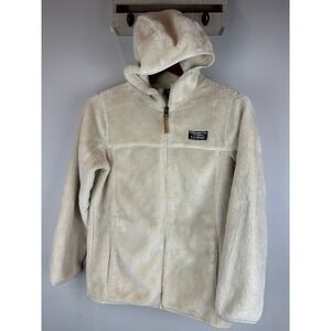 L.L. Bean Kids High Pile Fleece Big Kids Large 14/16‎ Hooded Zip Jacket